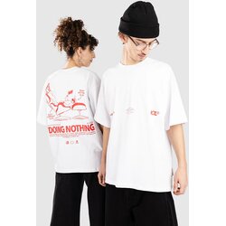 Another Cotton Lab Doing Nothing T-shirt white Cene