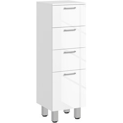 Kleankin Kopalniška omara iverna plošča 30D x 30Š x 93V cm Bela, (5000279386) Cene
