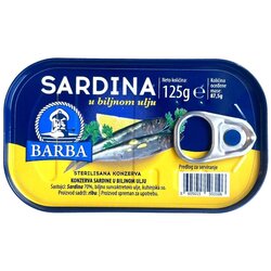 Barba sardina u ulju 125g Cene