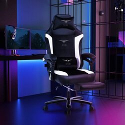 Fantasylab gaming stolica sa masažerom KBEST 8530 White Cene