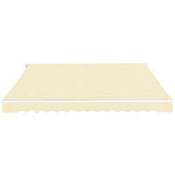 Maison Chic Ročno zložljiva tenda - Senčniki 400 cm kremne barve, (22038769) Cene