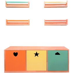 Hanah home Polica za knjige Bookshelf And Toys Cabinet Cene
