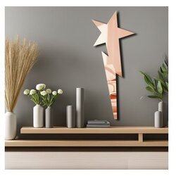 WALLXPERT dekorativno ogledalo Ozgl521 rose gold Cene