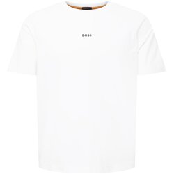 BOSS Orange Majica 'Chup' crna / bijela Cene