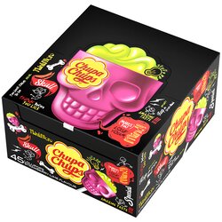 Chupa Chups Lizalica BOMBON 3D SKULL JAGODA/LIMUN 15G Cene