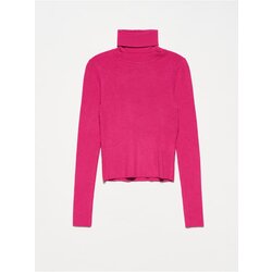 Dilvin 10225 Turtleneck Sweater-fuchsia Cijene