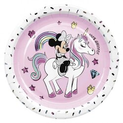 TOMOŠPED Papirni tanjuri Minnie metallic Disney 23 cm 8 kom Cijene