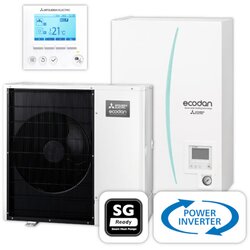 Mitsubishi zubadan PUD-SHWM140YAA+ERSD-YM9D 14kW split toplotna črpalka brez bojlerja - Cene