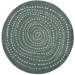 NORTHRUGS Zelena obojestranska zunanja preproga Bali, Ø 140 cm Cene