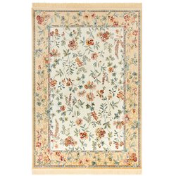 Nouristan Bež viskozna preproga 95x140 cm Oriental – Cene