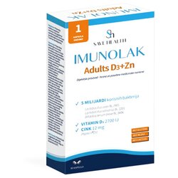 Save Health probiotik 5 milijardi organizama, vitamin D3 i zn imunolak adults 30 kapsula 124163.0 Cene