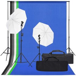  Fotografska studijska oprema sa setom svjetala i pozadinom Cijene