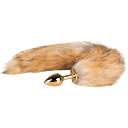 EasyToys - Fetish Collection Analni čep Fox Tail No. 1, zlat Cene
