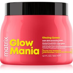 Matrix Glow Mania Glazing Queen Mask maska za lase barvani lasje 500 ml za ženske Cene