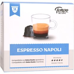 TEMPO DEL CAFFE Kapsule za Dolce Gusto Espresso Napoli, 14 kapsula Cene