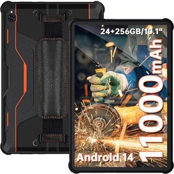 Oukitel RT9 24GB(6+18GB)/256GB/TF 1TB, 4G-LTE oranžna Trpežna tablica računalnik, 11000mAh 10.1" Android 14, (22112282) Cene