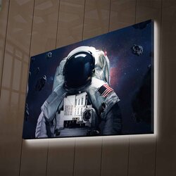 Wallity LED zidna dekoracija NASA-017, 70 x 100 cm, šarena Cijene