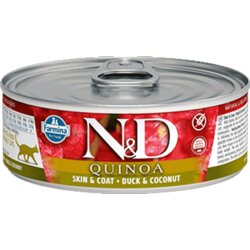 N&amp;D N&D Quinoa Skin & Coat, Kinoa i Pačetina, 80 g Cene