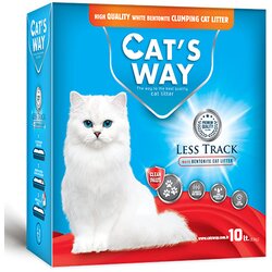 Who Cares cat's way posip za mačke box unscented less track 10l Cene