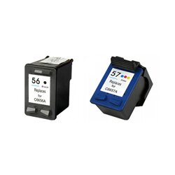 HP Komplet tinta za SA342AE (nr.56 BK + nr.57 CMY), dvostruko pakiranje, zamjenski Cijene