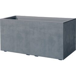 DEROMA Korito za rastline "Millenium" 79 cm z zbiralnikom vode - Brownstone - Ash Grey Cene