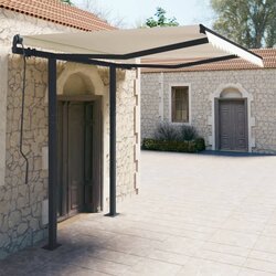 vidaXL Set stupa za tendu antracit 300 x 245 cm željezo Cijene