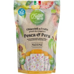  Ghiaccioli di Frutta Bio - Pesca e Pera - 250 g Cene