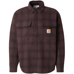 Carhartt WIP Srajca vinsko rdeča / pegasto črna Cene