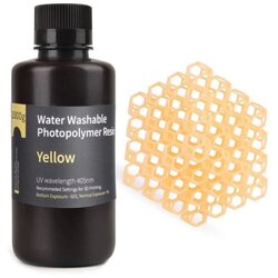 Elegoo water washable resin 1000g yellow Cene