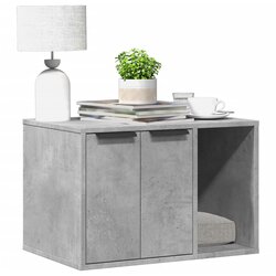 vidaXL kutija z mačji pijesak boja betona 60x40x40cm konstruirano drvo Cijene