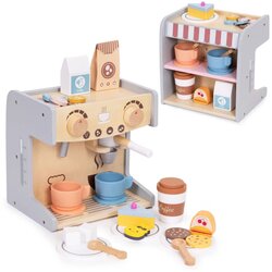 ECO TOYS Drveni aparat za kavu 2u1 Cene