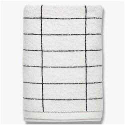Mette Ditmer Denmark Bela bombažna kopalna brisača 70x140 cm Tile Stone - Mette Ditmer Denmark Cene