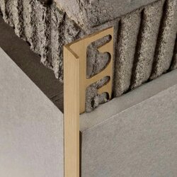 Progress Proterminal alu Lajsna 10mm DUZINE 2.7M Brushed gold Cene