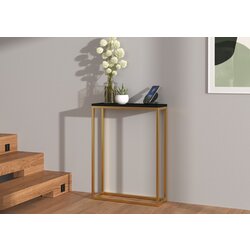 ADRK Stilski konzolni stoli LUCAS za hodnik - ZLATNA-CRNA Cijene