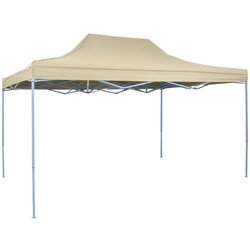 vidaXL Sklopivi Pop-Up Šator 3x4,5 m Krem Bijeli Cijene