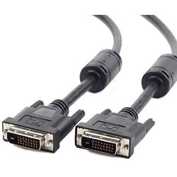 DVI video cable dual link 5m cable, black, GEMBIRD CC-2-BK-15 Cene