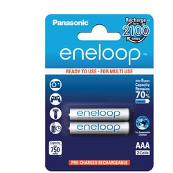 Panasonic Eneloop Akku Micro, 2 kom Blister (AAA/HR03), 750mAh Cene