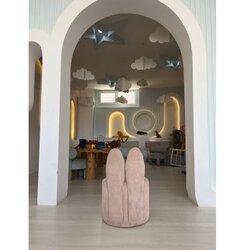 Atelier Del Sofa Fotelja Zeko 39x58x39cm Roza Cijene