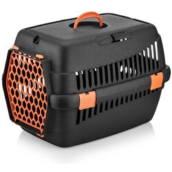 Paws & Whiskers transporter za mačke 5096-S-5, crno-narandžasti Cene