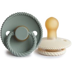 FRIGG® tolažilna duda - lateks Rope 0-6 m cream/sage Cene