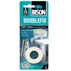 Bison obostrana ljepljiva traka 1.5mx19mm Doublefix 6305458 Cene