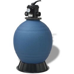 vidaXL Pesek za filtracijo bazena Modra Ø 55.9 x 96.5 cm PE, (5000207970) Cene
