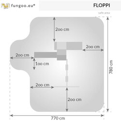 Fungoo set floppi kdi - drveno dečije igralište Cene
