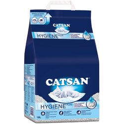 Catsan Hygiene plus pesek za mačke - Varčno pakiranje: 2 x 18 l Cene