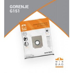  Jednokratne mikrofiber kese za usisivače gorenje "tip gb1" 5/1+motor filter g151-5f ( 3167 ) Cene