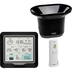 Tfa Dostmann rain pro 35.1160.01 digitalna brezžična vremenska postaja napoved za 12 do 24 ur maks. število senzorjev 3, (20449982) Cene