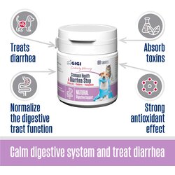 GIGI stomach health&diarrhea stop za zdravlje stomaka 60 tableta Cene