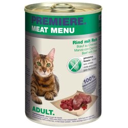 Premiere Cat Meat Menu Adult govedina i jelen 400 g konzerva Cene