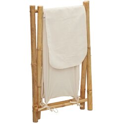 vidaXL Košara za rublje krem bijela 45 x 55 x 63 5 cm od bambusa Cijene