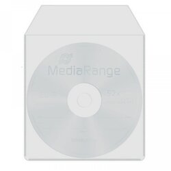 Mediarange prozorni PVC ovitki z zavihkom za mini CD/DVD/Blu Ray, 50 kom Cene